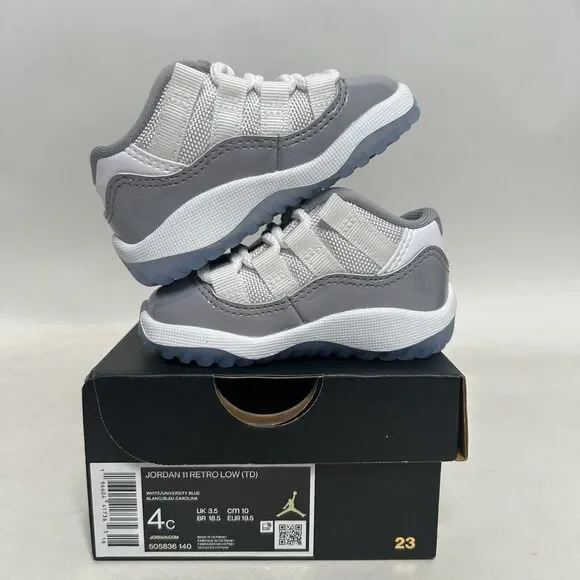 Nike Air Jordan 11 Retro Low TD “Cement Grey” 2024 - Picture 3 of 5